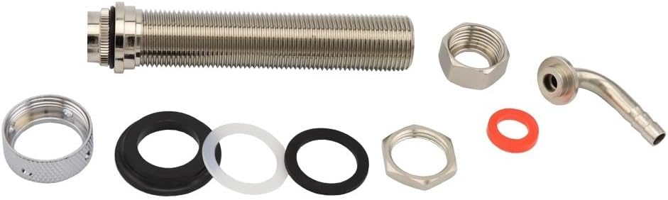 Faucet G5/8 handle with nut tail elbow kit, used for faucet distributor threaded handle assembly(130mm long shank)