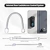 Door Loop Wire Protector, Stainless Steel Door Wire Loop Door Cord Gate Loop Exposed Mounting Sleeve for Access Control Wire Protector