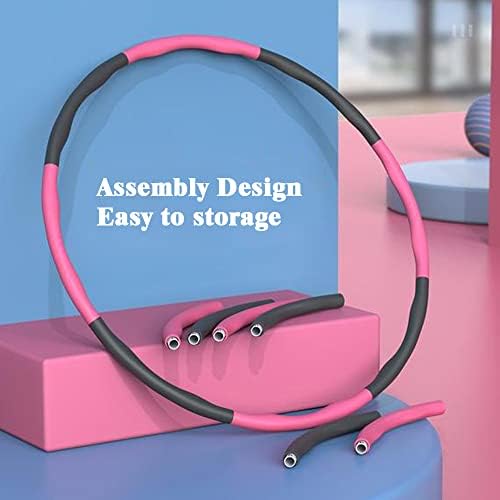 DSL Hula Hoop Weighted Collapsible Fitness Wave Adjustable ABS Exercise Hoola UK