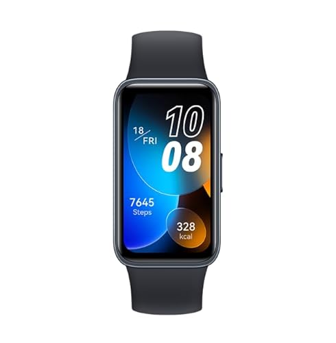 HUAWEI Band 8 Montre Connectée,Écran Tactile sans Bordure,Suivi du Sommeil,100+ Modes d'entrainement,Charge Rapide,Longue durée,10000+Cadrans au Choix,Étanche,Compatible avec iPhone et Android,Noir