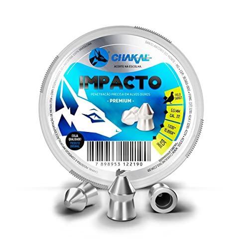 Chumbinho Chumbo de Pressão 5.5mm Impacto Chakal