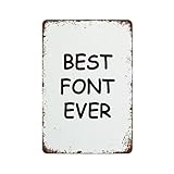 ➤ Plaque en tôle vintage de 20 x 30 cm (8 x 12 pouces), de taille moyenne, ni trop encombrante ni trop grande, adaptée à tous les espaces.