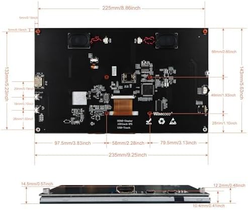 Monitor Táctil 10.1" HD IPS miniatura 8