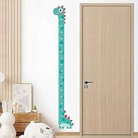 Height Chart for Kids, Baby Growth Chart Ruler, Wooden Heights Measurement Device, Dinosaur Design, Accurate Measuring, for Boys Girls Bedroom Wall Decoration