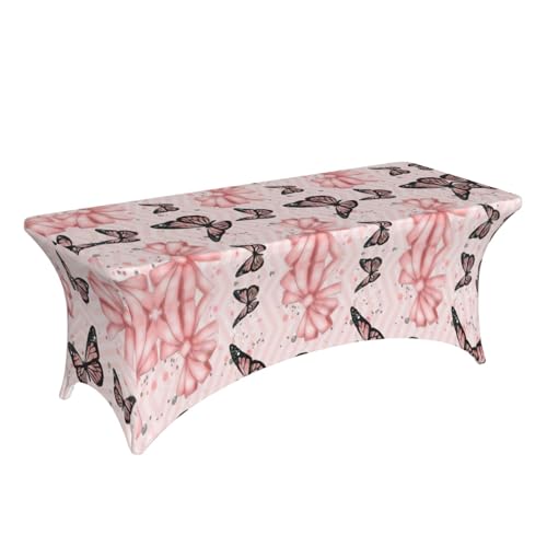 Housse extensible rectangulaire pour table de mariage et anniversaire 1,8m - 4