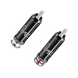 WBT-0102 Ag Silber nextgen – 1 Paar Topline Cinchstecker/Kennfarben: rot (Stereo rechts) / Weiss (Stereo Links)