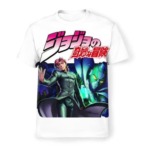 ジョジョの奇妙冒険 メンズ シャツ スポーツシャツ 半袖 トップス スポーツウェア トレーニング 吸汗速乾 カジュアル おしゃれ 萌え 限定 グッズ ブローノ ジョルノ 岸辺露伴 DIO 吉良吉影 花京院典明 (L) ジョジョの奇妙冒険 メンズ シャツ スポーツシャツ 半袖 トップス スポーツウェア トレーニング 吸汗速乾 カジュアル おしゃれ 萌え 限定 グッズ ブローノ ジョルノ 岸辺露伴 DIO 吉良吉影 花京院典明 (L)