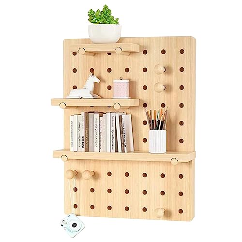 Genérico Estante de Pared para Herramientas con Tablero Perforado para Garaje, Almacenamiento de Brocas, Juego de Llaves, Soportes, Paneles de Tablero Perforado, Paneles organizadores de Pared con ta