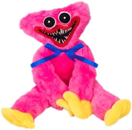 Thingehoy Huggy Wuggy Plush, Huggy Wuggy Toys, Poppy Playtime Huggy Wuggy Birthday Gifts, Horror Plush Toy Halloween, Soft Stuffed Toy Plush Doll for Girls, Boys, Children and Fans-Huggy Wuggy Black
