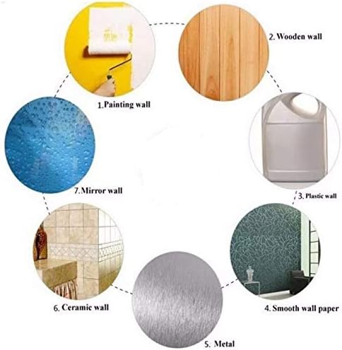 BESTYY 2PCS DIY Wall Clock, 3D Frameless Silent Sticker 3D Stickers DIY Mini Modern Art Mirror Wall Clock Frameless Wall Clocks for Living Room Office and Home Decor Gift, 40cm