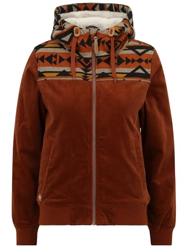 IRIEDAILY Damen Jacket INDI SPICE umweltfreundlich regular Fit red brown