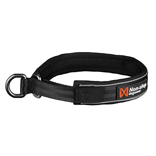 Non-stop dogwear Cruise Collar Black | Halsband mit Zugstopp - Das Bequeme, Größe:XL