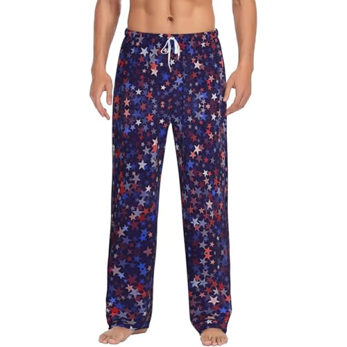 Pantalon de pyjama léger homme à étoiles pour vos soirées cocooning