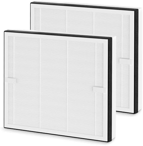 2-Pack Fillo Air Purifier Filter Replacement For Afloia Halo/Allo - 3-in-1 Compatible With Models B088FHCS83, B07JG1R2GB, B09M799DT4, B07WR2CT7V - View #4