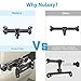Nulaxy Headrest Tablet Mount, Upgraded Tight Screw Lock Car Headrest Holder Mount Compatible with Smartphones/Tablets/Switch 4.7