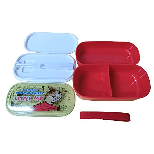 Lunch box 2 étages Mii Comic MMLC62 importée du Japon par Small Planet pour repas nomades