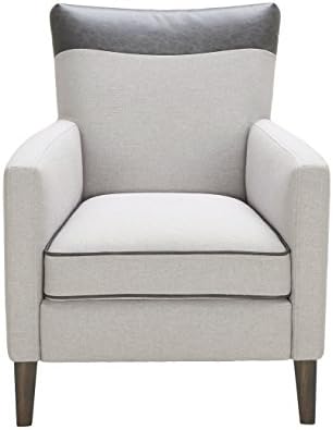 Sunpan 5West 100937 Aston Armchair - Silver Linen Fabric