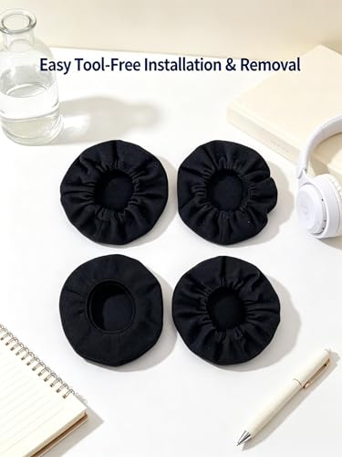 4-Pack Almohadillas de Algodón Ultra Suaves Lavables para Audífonos miniatura 7