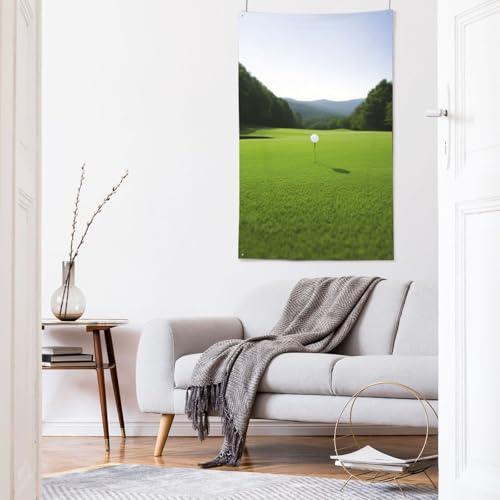 Drapeau de golf pour masquer un mur nu grand format déco dortoir et extérieur - 6