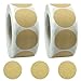 LuLiyLdJ 1000 étiquettes autocollantes rondes, papier kraft 2,5 cm Étiquette autocollante vierge pour réfrigérateur de cuisson merci enveloppe de cuisson