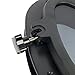 Amarine Made Boat Yacht Elliptical Oval Opening Portlight Porthole 16” X 8-5/8” Replacement Window Port Hole - ABS, Tempered Glass, Color: White, Black (White)