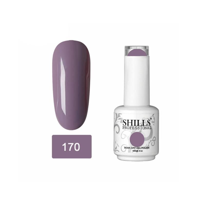 Image of SHILLS PROFESSIONAL UV /LED Soak Off Gel Polish (Gel nail polish) Nail art nail polish Color Shade 170