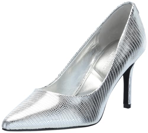 Image of Karl Lagerfeld Women's Royale Snake Textured Dress Pump