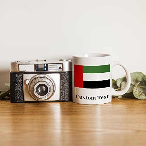Dancinggoods United Arab Emirates Flag Patriotic Mug For Uae - 11Oz Or 15Oz Coffee Cups With Personalized Text #TOP2