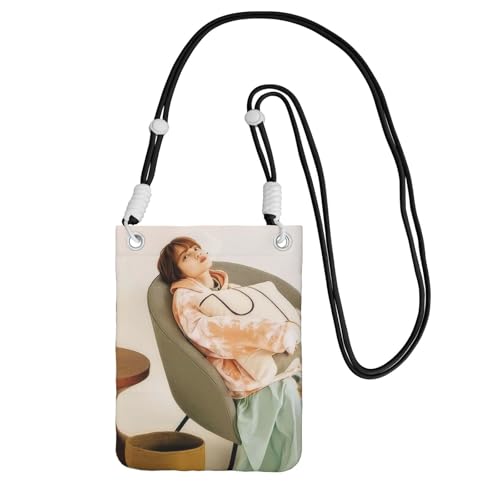 平手友梨奈 (3) 斜め掛けスマホバッグ ポリエステル製 街歩き ワンサイズ(幅 15cm・高さ 20cm) カスタマイズ可 小物収納便利