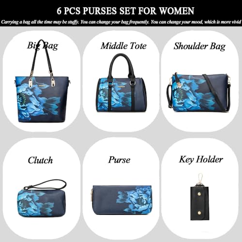 Image of 2E-youth Designer Purses and Handbags for Women Satchel Shoulder Bag Tote Top Handle Bag