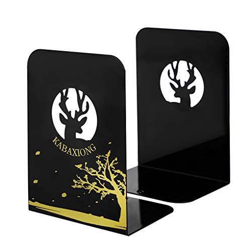 Fermalibri in metallo per mensole, supporto per