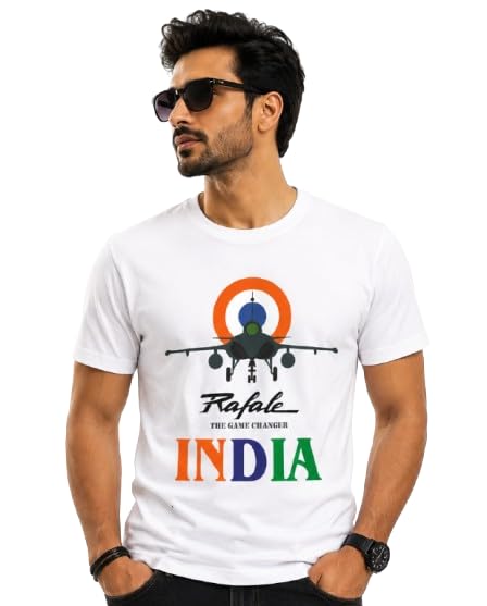 Men's Premium Cotton Graphic Printed Short Sleeve Crew Neck Casual T-Shirt-picture-19