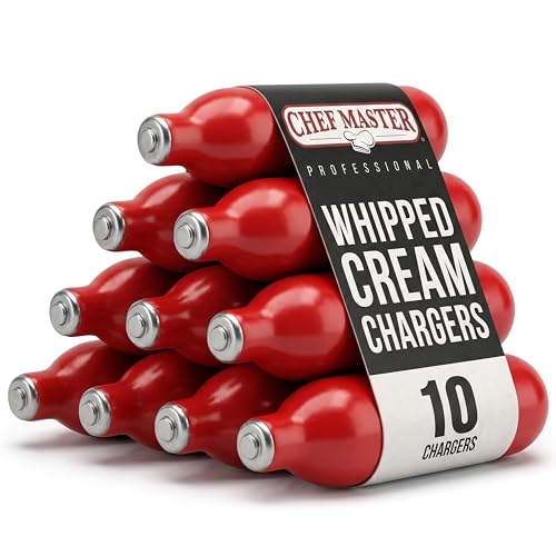Chef Master Whipped Cream Chargers, 10-Pack
