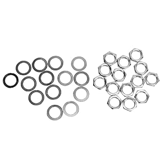 Kit de Rondelle D’écrou de Guitare Eujgoov M9 écrous de Potentiomètre à Filetage Femelle et Remplacement de Rondelle… - Les Beatles, Paul McCartney, John Lennon, RIngo Starr, George Harrison