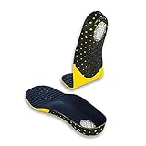 Plantar Fasciitis Insoles for Men and Women, Small Size Adaptable Hard Arch Support Shoe Inserts, 1 Pair of Orthotic Shoe Insoles for Flat Foot Pain Relief, EVA Athletic Gel Insoles for Work Boots