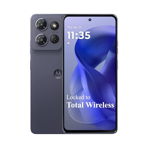 Image of Total Wireless Motorola Moto g Power 2025, 128GB (Locked to Total Wireless) | Cosmic Black, 50MP Camera, 5G Android Prepaid Smartphone, 6.6 inch 90Hz Display, Multi-Day Battery