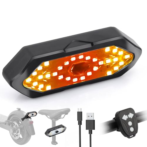E-Scooter Blinker Set Mit Fernbedienung - USB Wiederaufladbar Für Ninebot & Xiaomi
