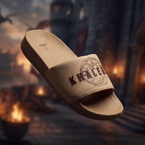 Image of YOHO Sliders for Women | Comfortable and Lightweight Slides | WB Cartoon & Comic Characters: Tom & Jerry, Big Bang Theory, Friends, Games of thrones and Wonder Woman Footwear for Girls
