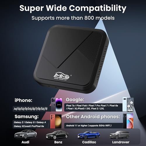 Wireless CarPlay Adapter MMB 2-in-1 für iPhone und Android