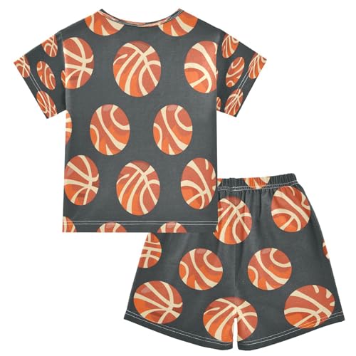 senya Short Sleeve Pajamas Sets Summer Cotton Sleepwear Basket Ball2