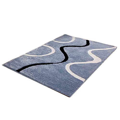 Alfombra de dormitorio bedside con pelo grueso estilo europeo simple 2