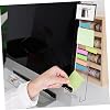2pcs Monitor Memo Note Board Phone Message Memo Board Computer Screen Easy Install