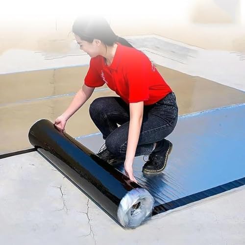 Self-Adhesive Waterproof Roof Repair Tape - Bitumen Aluminum Foil for Roofing Felt & Flashing - Durable Underlayment Roll for Effective Waterproofing & Roof Protection