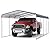 GarveeLife 12x20 ft Heavy Duty Metal Carport, Oversized Steel Car Port for Trucks, Boats, Tractors – All-Weather Protection, 780 lbs Net Weight