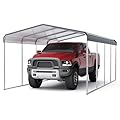 GarveeLife 12x20 ft Heavy Duty Metal Carport, Oversized Steel Car Port for Trucks, Boats, Tractors – All-Weather Protection, 780 lbs Net Weight