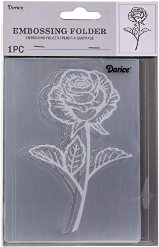 DARICE EMBOSSING FOLDER SINGL ROSE