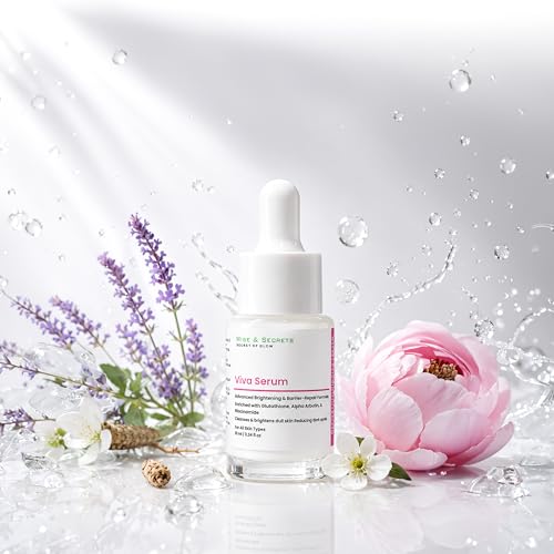 Image of WISE & SECRETS Viva Instant Whitening Serum - 10 ML || Brightening & Radiance Booster ||Enriched with Vitamin B5, C, E