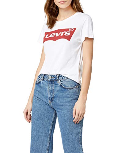 Levi's Damen The Perfect Tee T-Shirt,Batwing White,XS