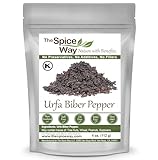 The Spice Way Urfa Biber - (4 oz) a unique black chili pepper flakes (Isot)