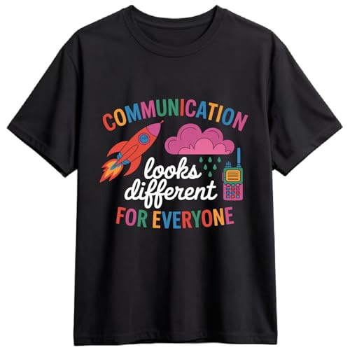 Image of Autism Awareness T-Shirt Women What Makes You Different is What Makes You Beautiful Tee Autism Teacher Shirts 120-20250411 Black